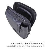 スワン U.P renoma 革スマホ立カブセポーチ 20109 チョコ 1個（直送品）