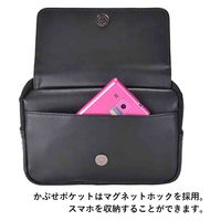 スワン U.P renoma 革スマホ横前カブセポーチ 20111 チョコ 1個（直送品）