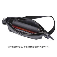 スワン U.P renoma 革×ナイロン 横ショルダー 20112 ブラック 1個（直送品）