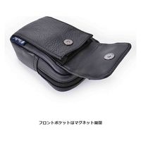 スワン Troy Bros シュリンク ベルトポーチ縦 7011 ブラック 1個（直送品）