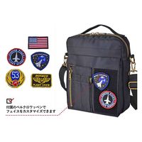 スワン ROTHCO エアフォース 縦型ショルダーバッグ 45077 ブラック 1個（直送品）