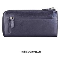 スワン ROTHCO リサイクルレザー 薄型L字長財布 45066 ブラウン 1個（直送品）