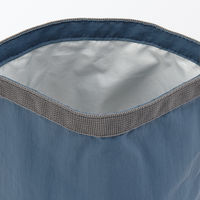 無印良品 高さが変えられる ランチバッグ ロールトップタイプ 小 スモーキーブルー 良品計画