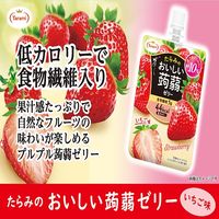 おいしい蒟蒻ゼリー　いちご味 6個 たらみ ゼリー