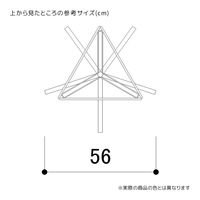 【軒先渡し】ストア・エキスプレス 三角回転ネットディスプレイ　ブラック 2495-2120 1台（直送品）