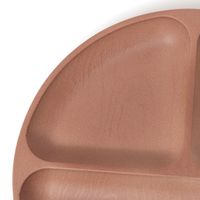 木目ラウンド仕切りプレート ブラウン LAKOLE/ラコレ