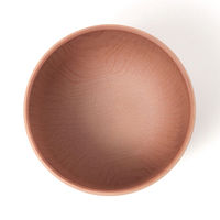 木目ラウンドボウル(S) ブラウン 1セット（1個×2） LAKOLE/ラコレ