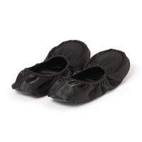 携帯ルームシューズ ブラック 22.0～23.5cm LAKOLE/ラコレ