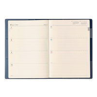 日本能率協会マネジメントセンター 【2025年4月版】NOLTY エクリ A5-2 見開き1週間 ネイビー 9673 1冊（直送品）