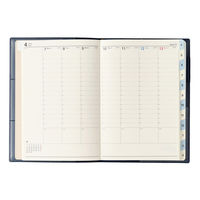 日本能率協会マネジメントセンター 【2025年4月版】NOLTY キャレル B6 バーチカル2 ネイビー 9092 1冊（直送品）