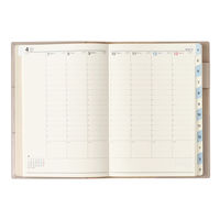 日本能率協会マネジメントセンター 【2025年4月版】NOLTY キャレル B6 バーチカル2 ベージュ 9096 1冊（直送品）