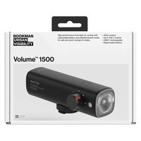 BOOKMAN Volume Front 1500 自転車用フロントライト Black 532 1個（直送品）