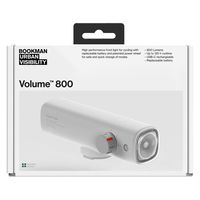 BOOKMAN Volume Front 800 自転車用フロントライト White 548 1個（直送品）