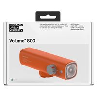 BOOKMAN Volume Front 800 自転車用フロントライト Orange 549 1個（直送品）