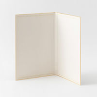 デザインフィル カラー色紙 寄せ書きシール24枚付き 二つ折り B5 本型 薄紫 33291006 1冊（直送品）