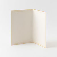 デザインフィル カラー色紙 寄せ書きシール24枚付き 二つ折り A4 本型 水色 33293006 1冊（直送品）