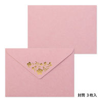 デザインフィル レターセット 箔押封筒 小花柄 86506006 1セット(1個×5)（直送品）