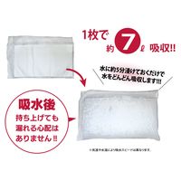 【防災用品】グリーンオーナメント 防災用吸水シート 7L 浸水対策 水漏れ対策 60439 1パック（10枚入）