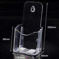 KMA カタログホルダー 卓上 壁掛け A4 三つ折り用 K-CH-020 1台（直送品）