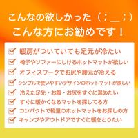 武興商事 【Type-C電源】ホットマット 一人用 電気マット 省エネ 洗える ブルー 101132 1個（直送品）