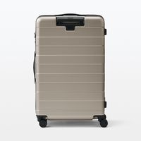 無印良品 バーを自由に調節できる ハードキャリーケース ７５Ｌ ベージュ 良品計画