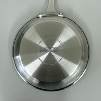 マイヤージャパン フライパン 26cm IH ガス火対応 ホワイトスチール PMーP26NS 1個