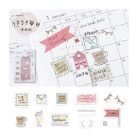 クツワ マステンプレート リボン DE011A 1個