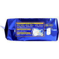 阿蘇製薬 ふんわりソフトなやわふわマスク 個別包装タイプ ふつうサイズ 30枚入 1セット(10個×30枚入)（直送品）