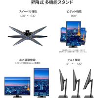 JAPANNEXT 27インチ ワイド 4K液晶モニター 画面回転/上下昇降機能 JNーIPS271UHDーC65WーHSP 1台