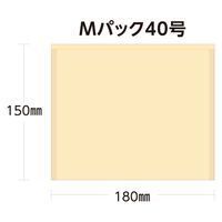 武蔵野産業 食品袋 Mパック40号 黄 4580311240068 1セット(1箱(500枚入)×8)（直送品）