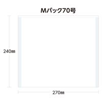 武蔵野産業 食品袋 Mパック70号 白 4580311240143 1セット(1箱(500枚入)×4)（直送品）