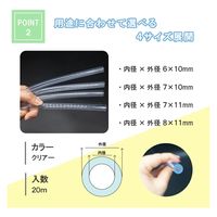 松吉医科器械 マツヨシ ビニールチューブ 20m MY-TC0031(7X10MM) 1本（直送品）