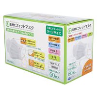 ビー・エム・シー BMC フィットマスク 1日使いきりタイプ ラージサイズ 60枚入 4580116956843 1箱(60枚入)（直送品）