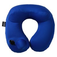 ハイ・キューブ GI-AIR DRY-C ポンプ式ネックピロー ロイヤルブルー 1個入 NHC-039 1個（直送品）