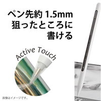 エアリア アクティブなタッチペン for iPad SEEーTHROUGH PEN MSーAPTP13 1個