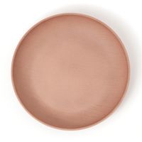 木目ラウンドディッシュプレート(L) ブラウン 1セット（1枚×2） LAKOLE/ラコレ