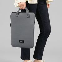 ネオプレーンPCケース縦型 グレー LAKOLE/ラコレ