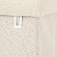 ストレージスツール（スクエア） アイボリー LAKOLE/ラコレ