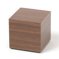 デジタルクロックWOOD（スクエア） ブラウン LAKOLE/ラコレ