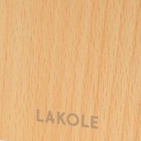 デジタルクロックWOOD（スクエア） ナチュラル LAKOLE/ラコレ