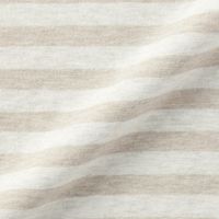 無印良品 綿天竺掛ふとんカバー Ｓ １５０×２１０ｃｍ用 杢ベージュボーダー 良品計画