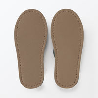 無印良品 マライ草スリッパ 前あき Ｌ ２５～２６．５ｃｍ用 チャコールグレー 良品計画