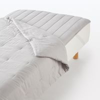 無印良品 木の実から作ったカポック混二重ガーゼ 薄掛ふとん Ｓ １５０×２１０ｃｍ グレー 良品計画