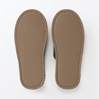 無印良品 イ草スリッパ 前あき ＸＬ ２６．５～２８ｃｍ用 チャコールグレー 良品計画