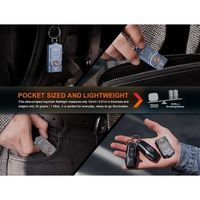 Fenix 充電式LEDライト E03R V2.0 グレー E03RV20GREY 1個 595-2960（直送品）