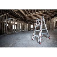 エスコ 2.3m 梯子兼用脚立(伸縮式) EA905EC-4A 1台（直送品）