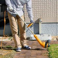 エスコ AC100V/400W 草刈機(電動/ナイロンカッター付) EA898RB-10A 1台（直送品）