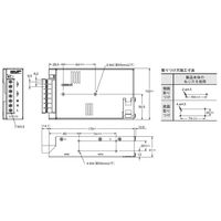 エスコ DC24V/300W スイッチングパワーサプライ(正面取付) EA940DN-84B 1個（直送品）