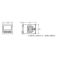 エスコ AC100ー240V 電子カウンター(端子台タイプ) EA940LJ-1A 1個（直送品）