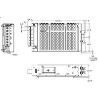 エスコ DC24V/150W スイッチングパワーサプライ EA940DN-35B 1個（直送品）